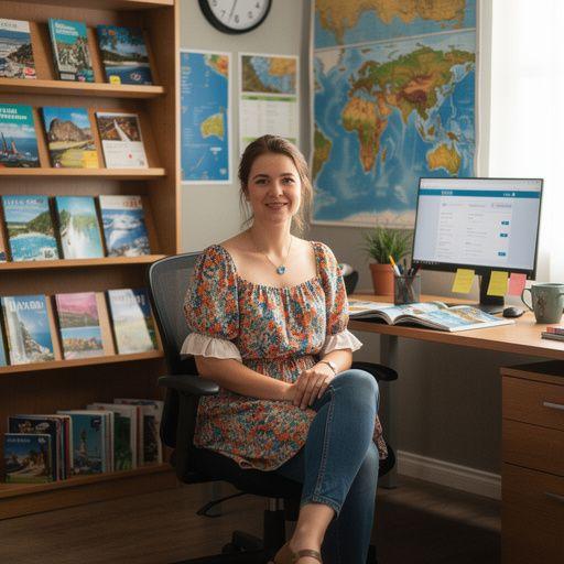 Przewodnik turystyczny z opisem lokalnych atrakcji